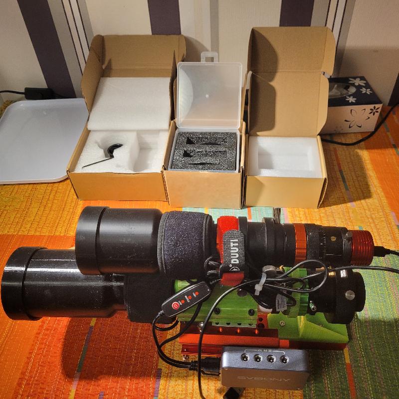 Setup Evoguide 50 ED + guidage + Powerbox