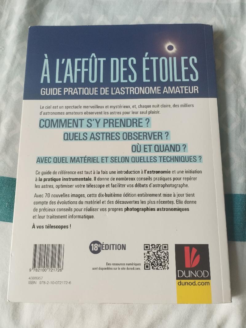 LIVRE À l'affût des étoiles 18ème édition