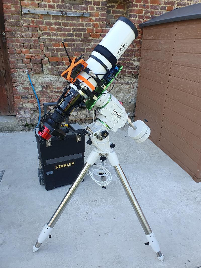 Pack astrophoto complet ESPRIT100ED, ASI1600MM, AZEQ6, FILTRES ANTLIA