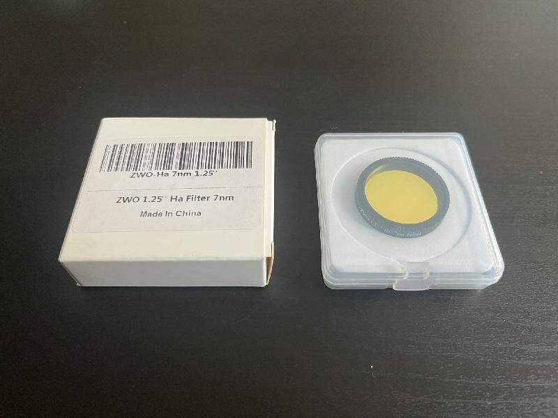 Filtre Halpha 7nm 1.25" ZWO Filtre Halpha 7nm 1.25" ZWO