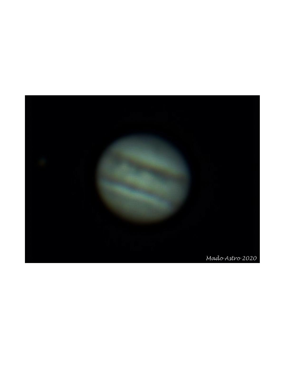 Jupiter le 7 07 2020