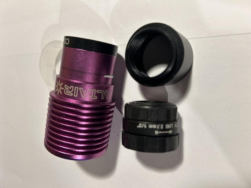 Caméra de guidage Altair GPCAM 290C couleur coulant 31,75