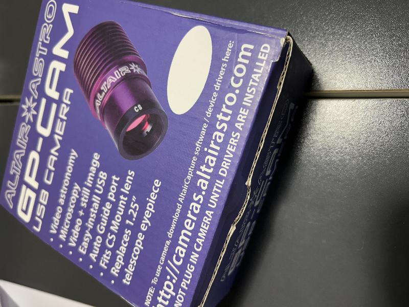 Caméra de guidage Altair GPCAM 290C couleur coulant 31,75