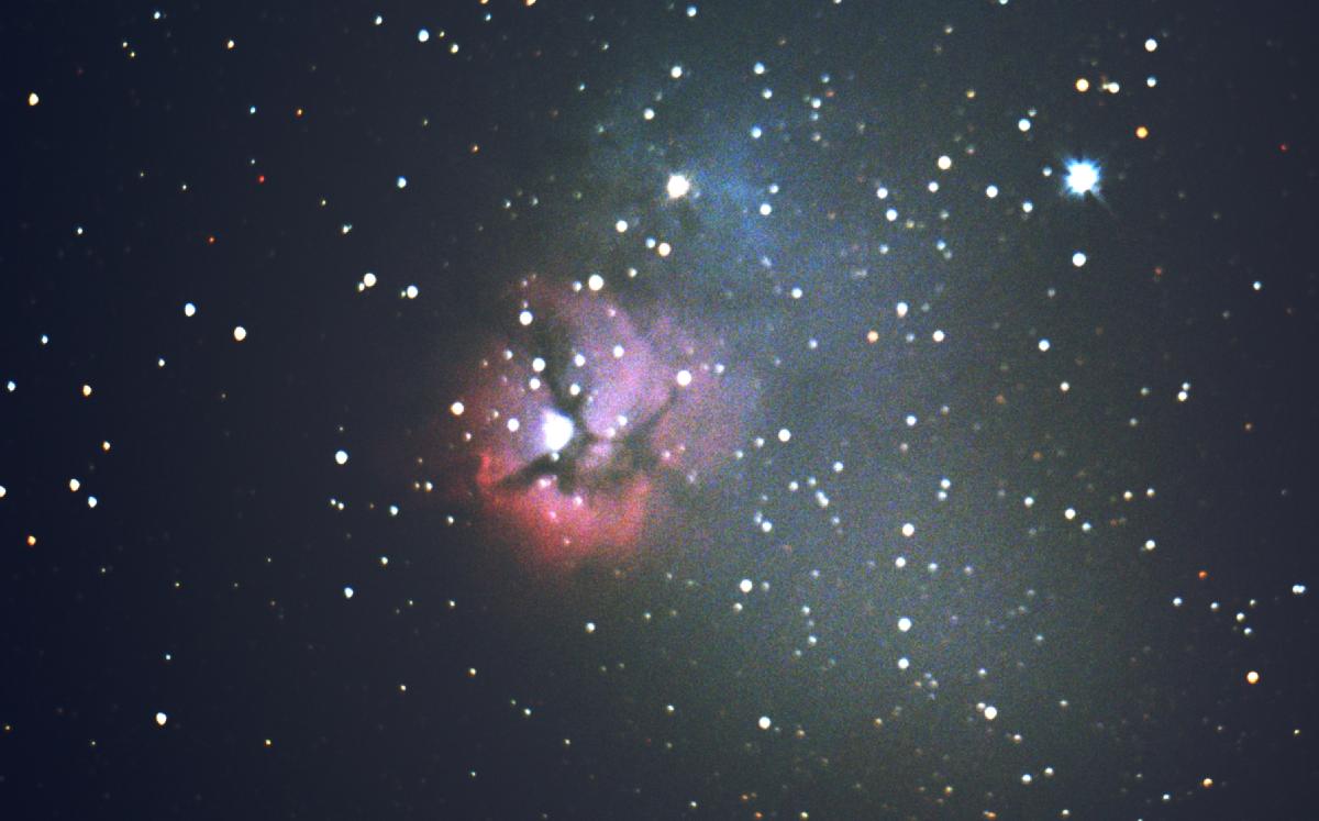 M 20 nebuleuse trifide dobson M 20 nebuleuse trifide dobson