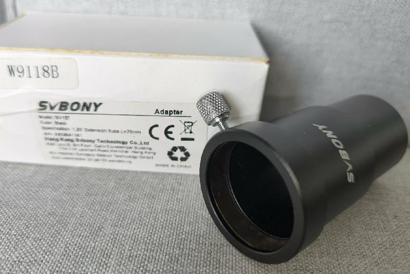 Vds Extension d'oculaire 1,25" Svbony