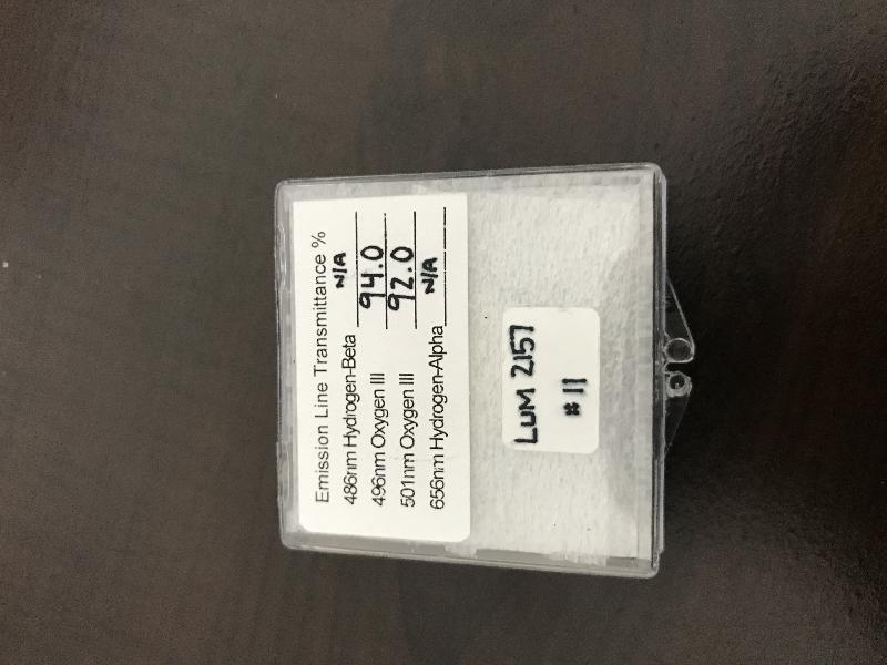 Filtre Oiii Lumicon 1’25