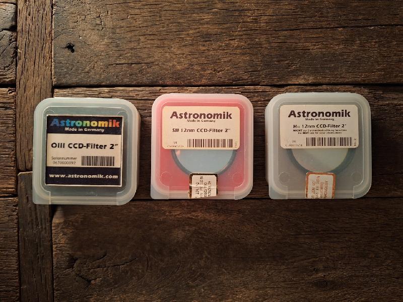 Filtres SHO 12nm Astronomik 2"