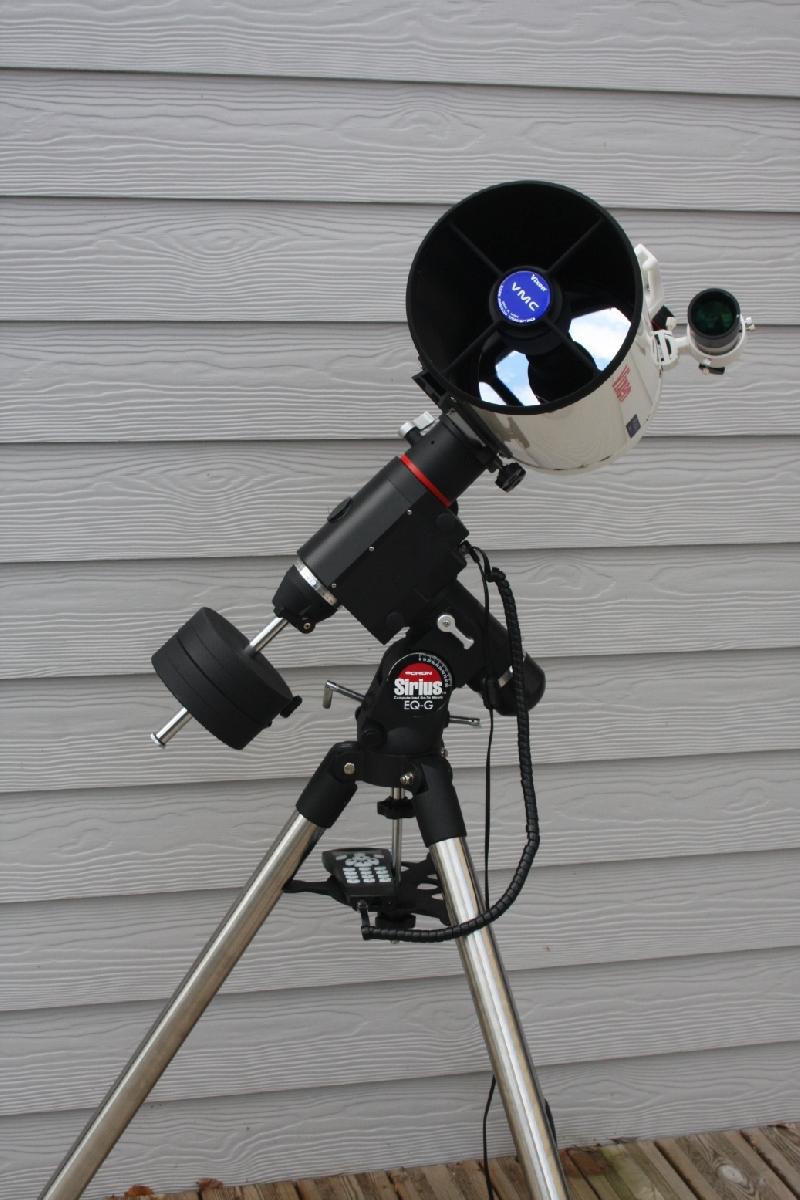 Télescope Vixen VMC200L sur monture Orion Sirius EQ-G GOTO Synscan