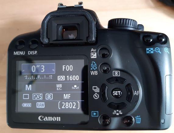 Canon 1000D Défiltré partiel