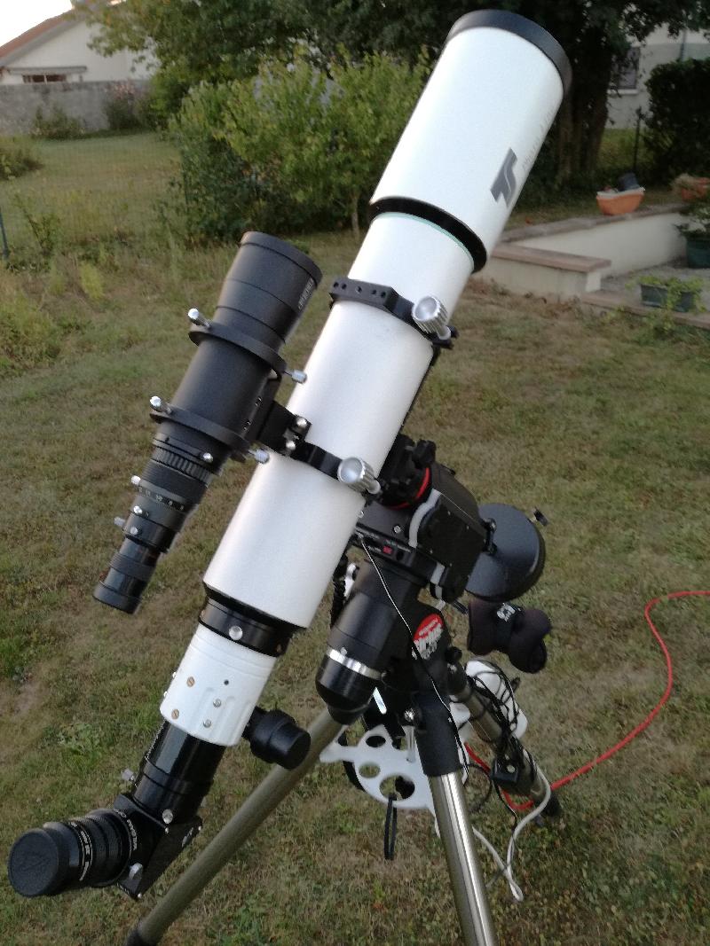 Setup astrophoto complet lunette APO + Orion Sirius EQ-G