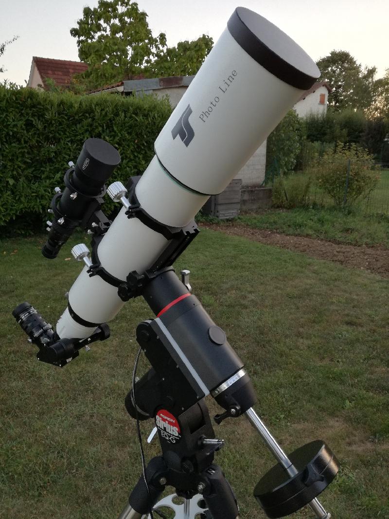 Setup astrophoto complet lunette APO + Orion Sirius EQ-G
