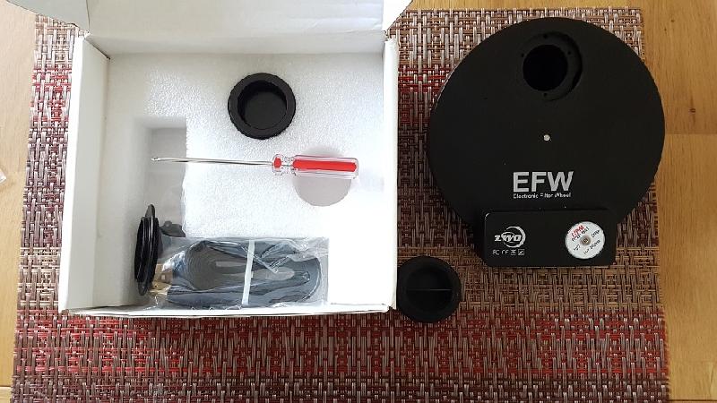 ZWO Roue à filtres motorisée EFW 8x1,25"