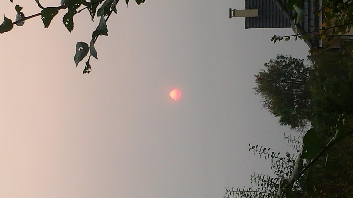 Le soleil le 16/10/2017 Le soleil le 16/10/2017