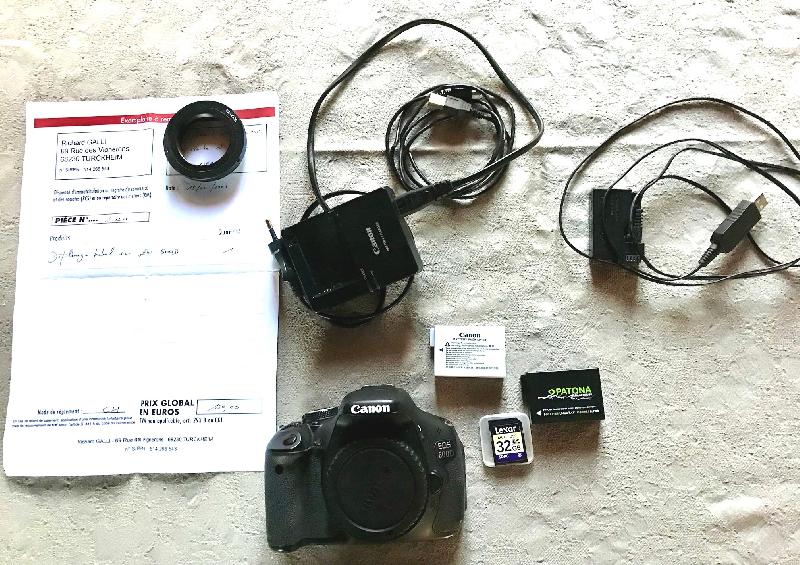 Canon 600D défiltré total