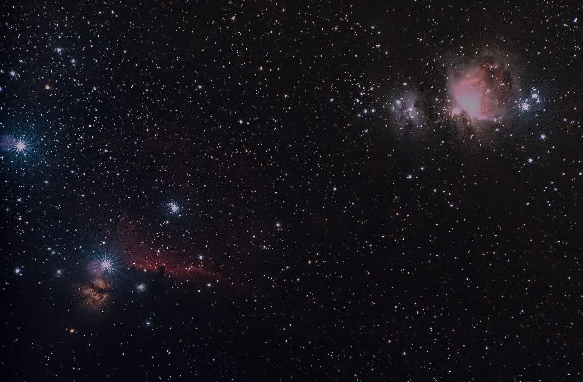 Nébuleuses dans Orion Nébuleuses dans Orion