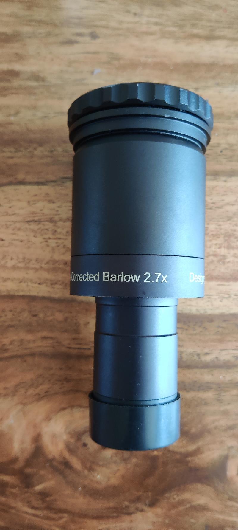 Lentille de barlow APM x2,7
