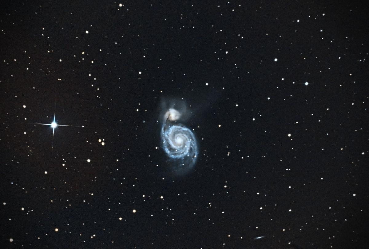 M51 la galaxie du tourbillon M51 la galaxie du tourbillon