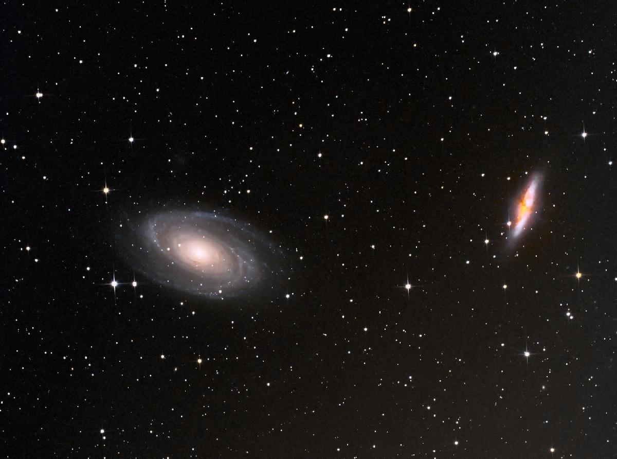 M81-M82 Les galaxies de Bode et du cigare M81-M82 Les galaxies de Bode et du cigare