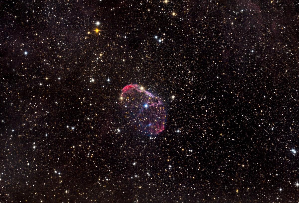 NGC 6888 la nébuleuse du croissant