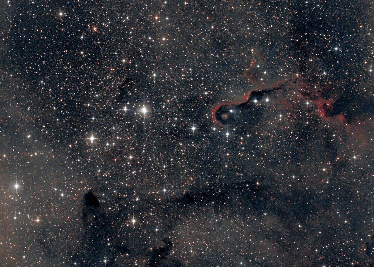 IC1396 la nébuleuse de la trompe d'éléphant IC1396 la nébuleuse de la trompe d'éléphant