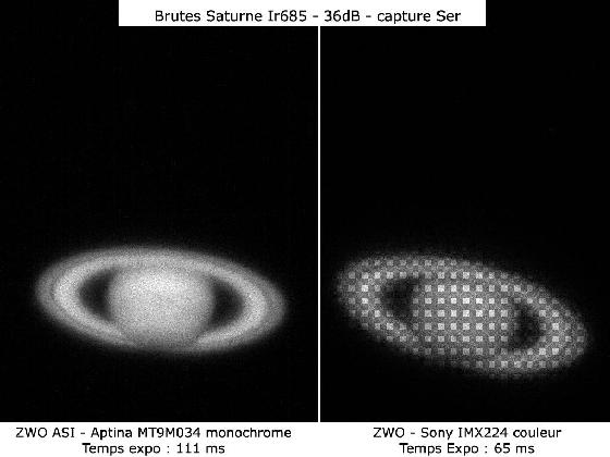 Comparaison Saturne-Ir