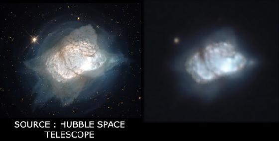 Nouvelle comparaison Hubble NGC7027 Nouvelle comparaison Hubble NGC7027