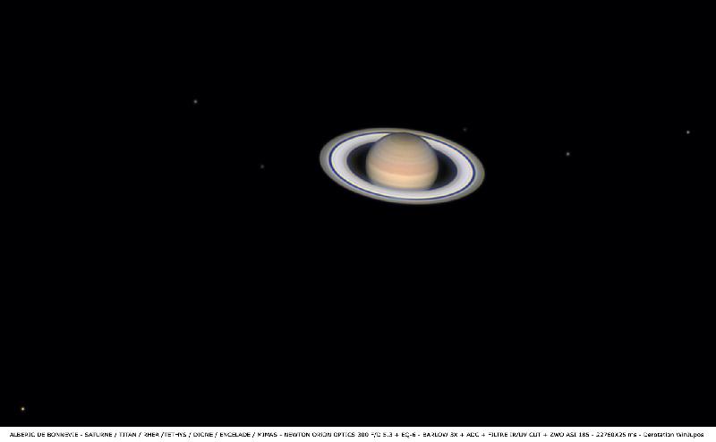 Saturne et satellites - T300 - 15062017