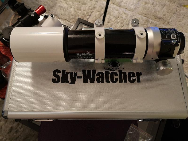 Skywatcher 72ED Evostar APO + accessoires et housse Skywatcher 72ED Evostar APO + accessoires et housse