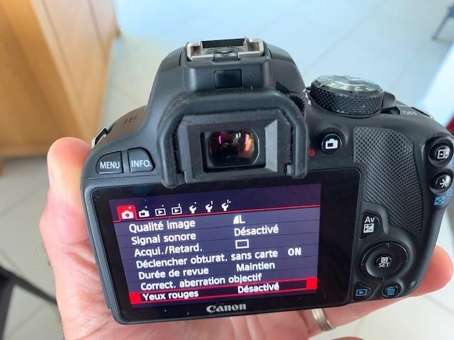 Canon EOS 100D défiltré astrodon + accessoires