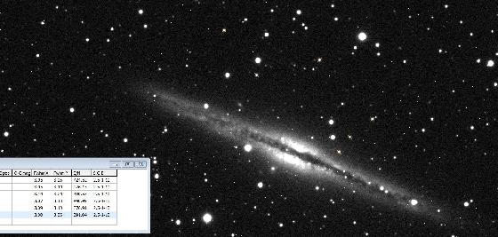 comparatif FWHM les étoiles comparatif FWHM les étoiles