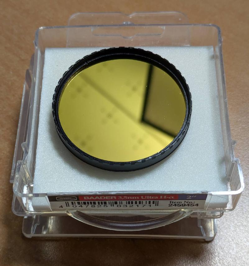 Filtre H-Alpha à bande ultra-étroite BAADER 3.5 nm / 656 nm état de neuf