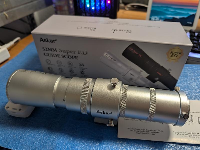 Askar 52mm Super ED argent, état de neuf