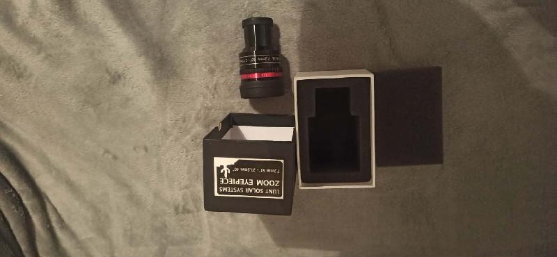 Oculaire Lunt Zoom 7.2mm / 21.5mm