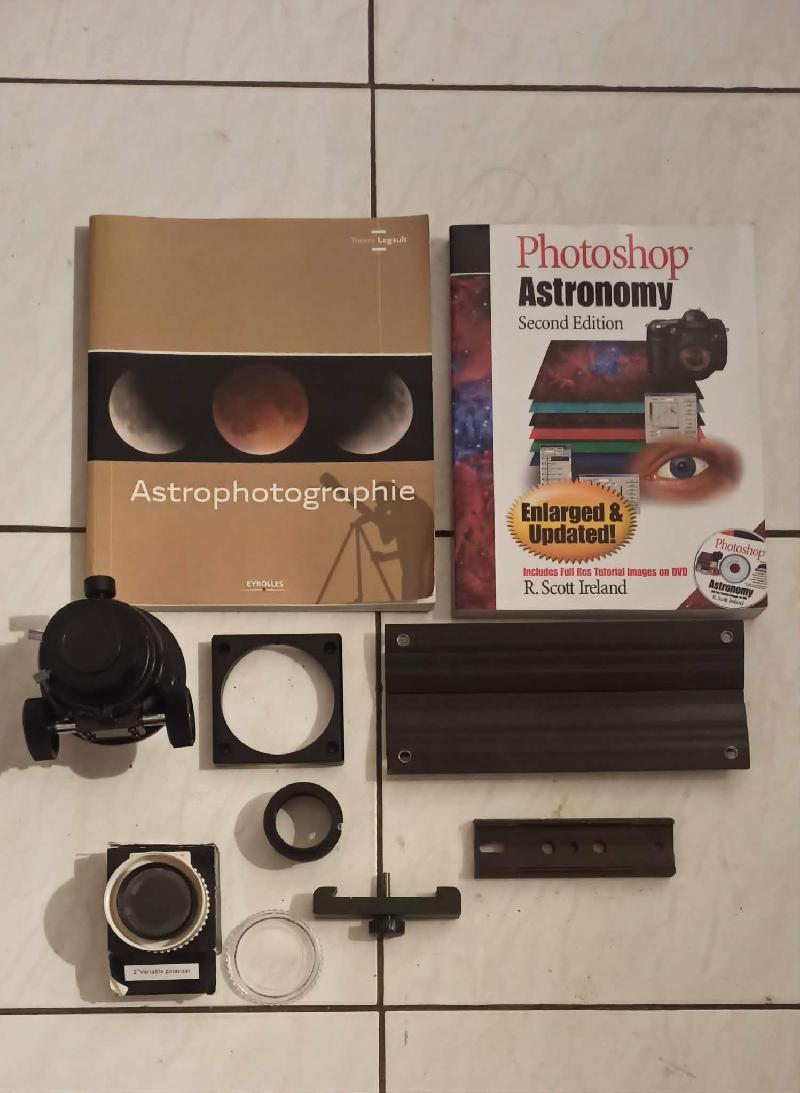 Lot de livres et matériels