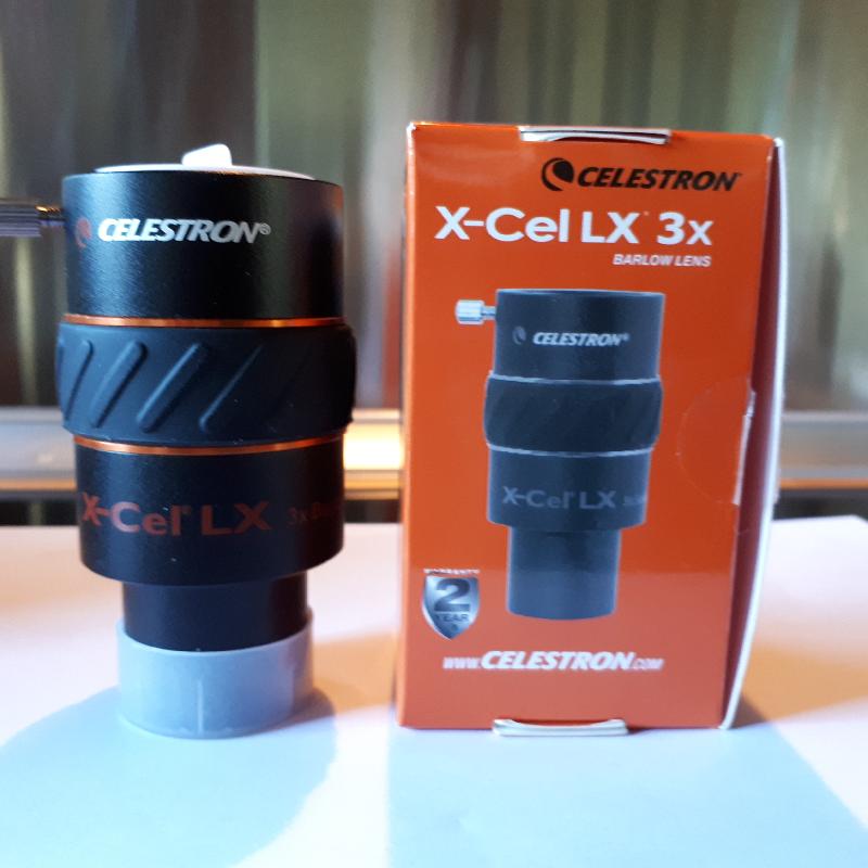 Barlow X-Cel LX Celestron 3X 1"25 Barlow X-Cel LX Celestron 3X 1"25