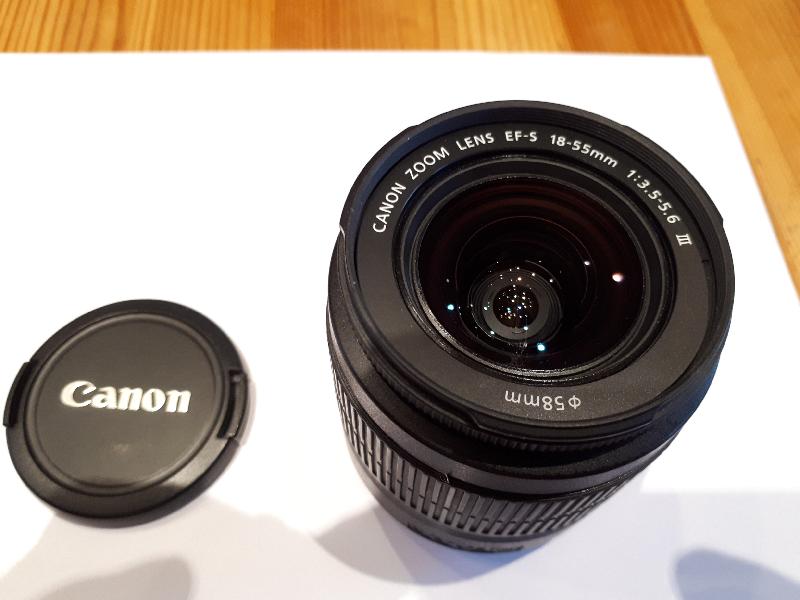 OBJECTIF ZOOM CANON EF-S 18-55mm OBJECTIF ZOOM CANON EF-S 18-55mm