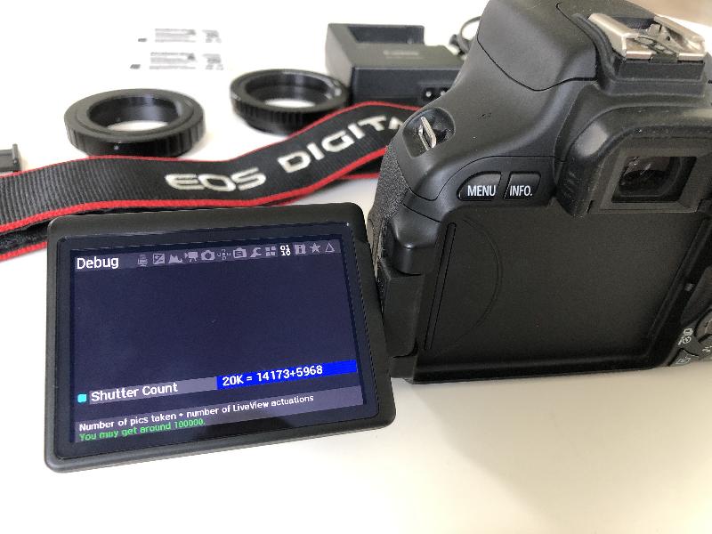 Eos 600d defiltré partiel Eos 600d defiltré partiel