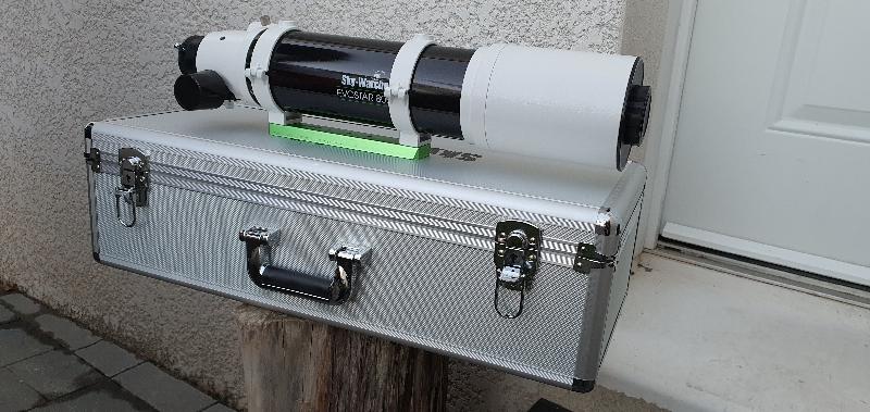 80-ed Sky-Watcher + réducteur 0,85 dédier à cette lunette. 