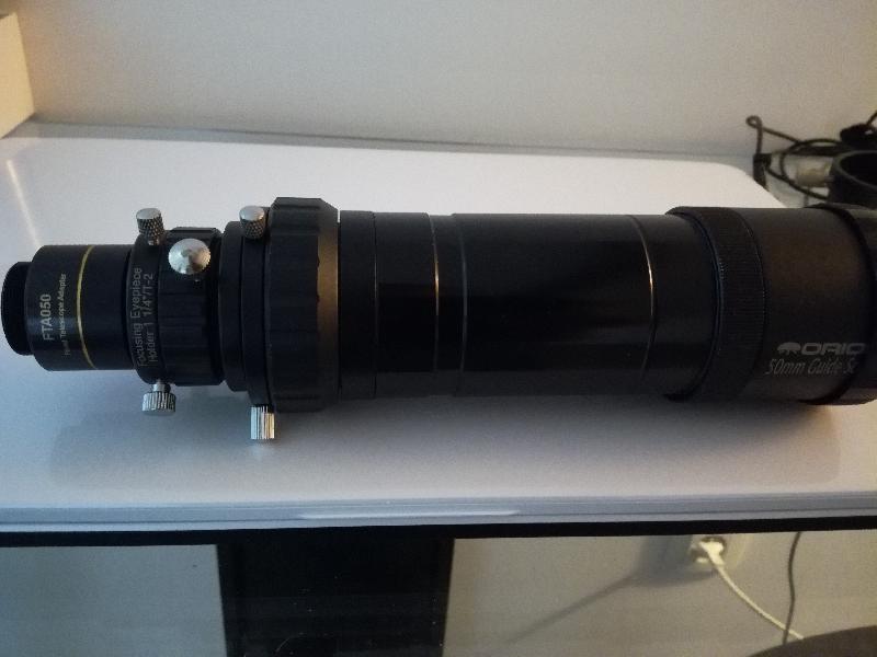 Orion 50 mm guidage + colliers Orion 50 mm guidage + colliers