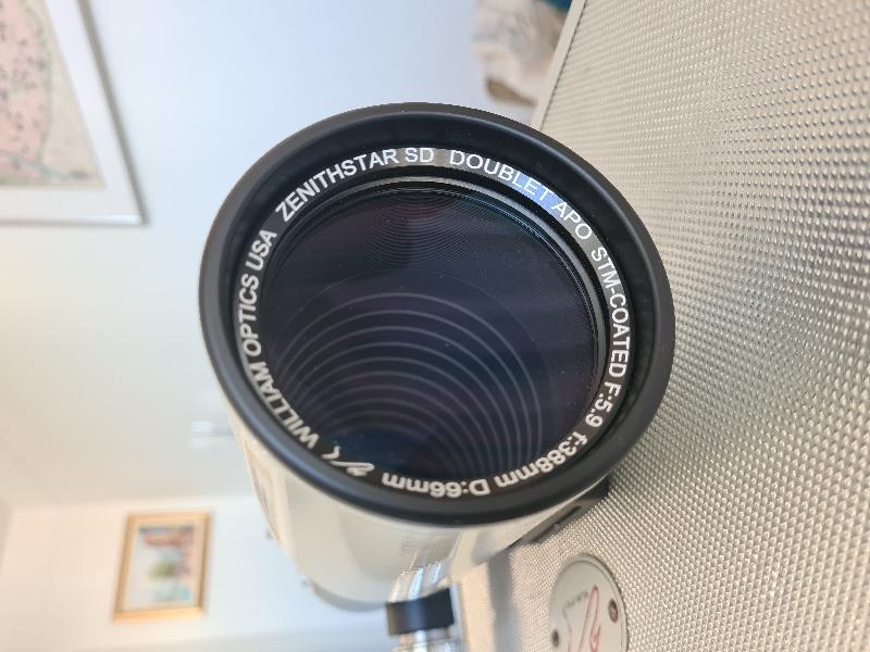 Lunette apo Williams Optics Zenithstar 66sd Lunette apo Williams Optics Zenithstar 66sd