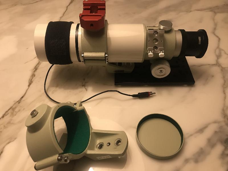 Takahashi FS60 CB + réducteur + bague rotative + diverses bagues etc… Takahashi FS60 CB + réducteur + bague rotative + diverses bagues etc…