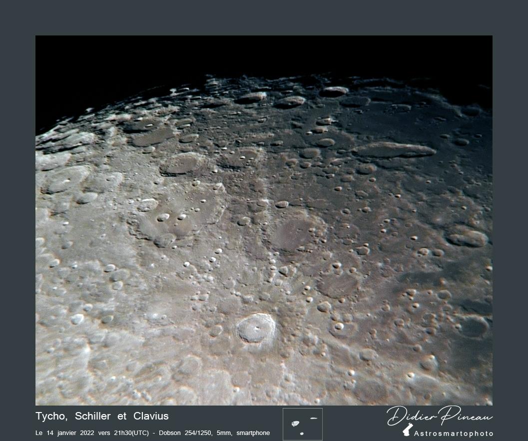 Tycho, Schiller et Clavius Tycho, Schiller et Clavius