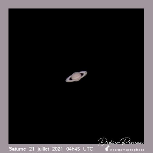 Saturne 21 juillet 2021 Saturne 21 juillet 2021