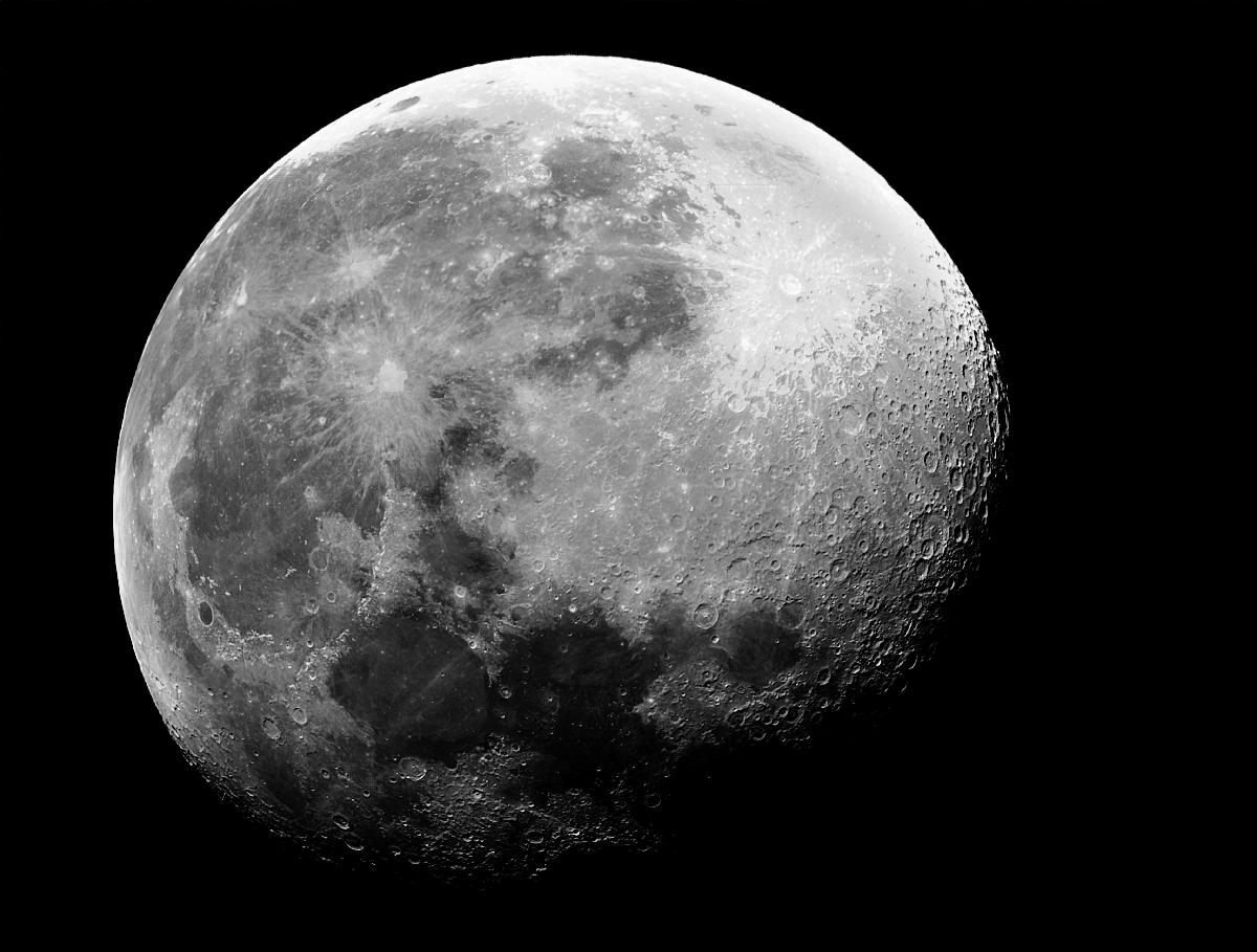 lune Noir et blanc lune Noir et blanc