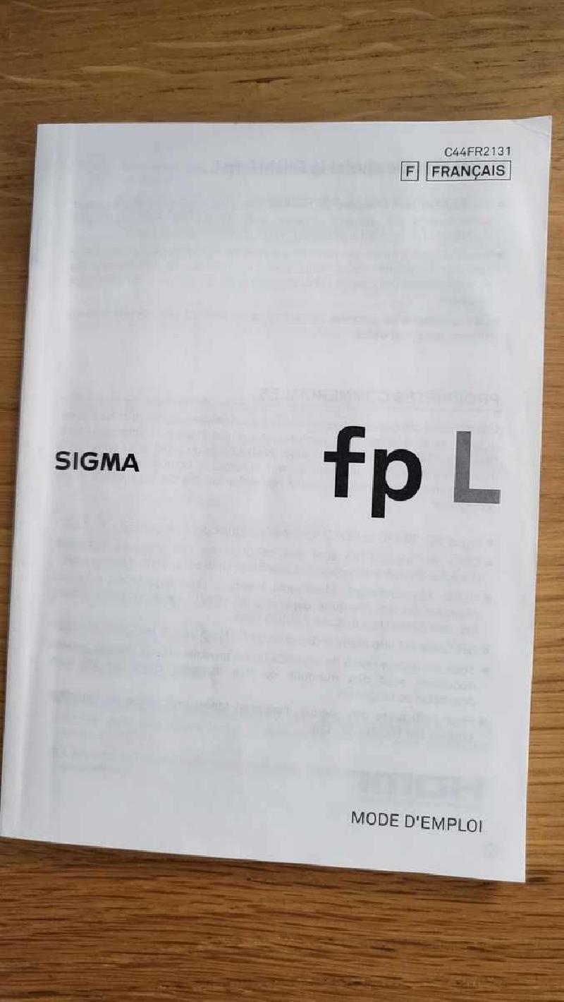 SIGMA FP L défiltré