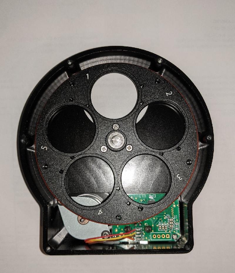 Roue à filtre ZWO EFW Mini 5x31mm Roue à filtre ZWO EFW Mini 5x31mm