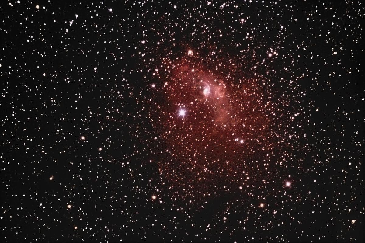 NGC7635 dans le ciel étoilé de Haute-vienne NGC7635 dans le ciel étoilé de Haute-vienne