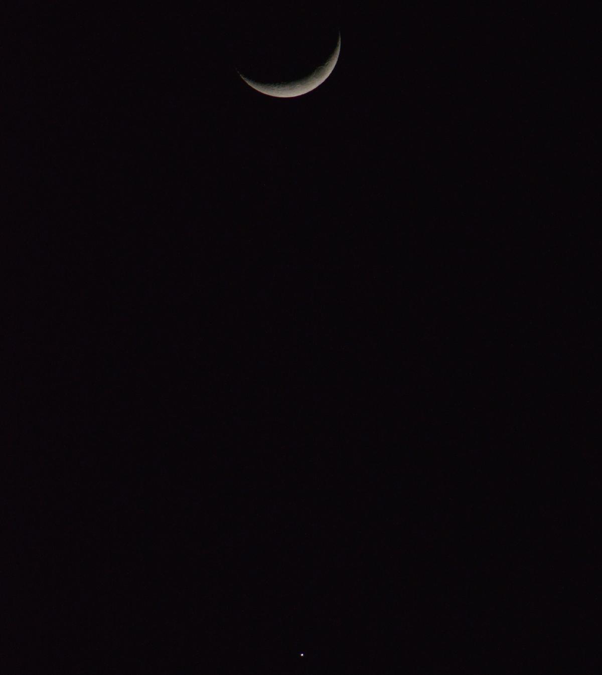 LA LUNE ET VENUS LA LUNE ET VENUS