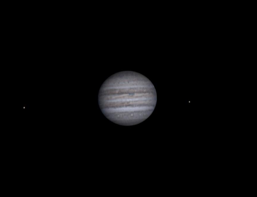 JUPITER et 2 SATELLITES JUPITER et 2 SATELLITES