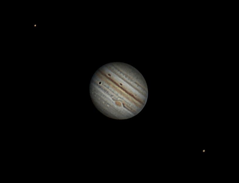JUPITER et l'ombre de Europe JUPITER et l'ombre de Europe